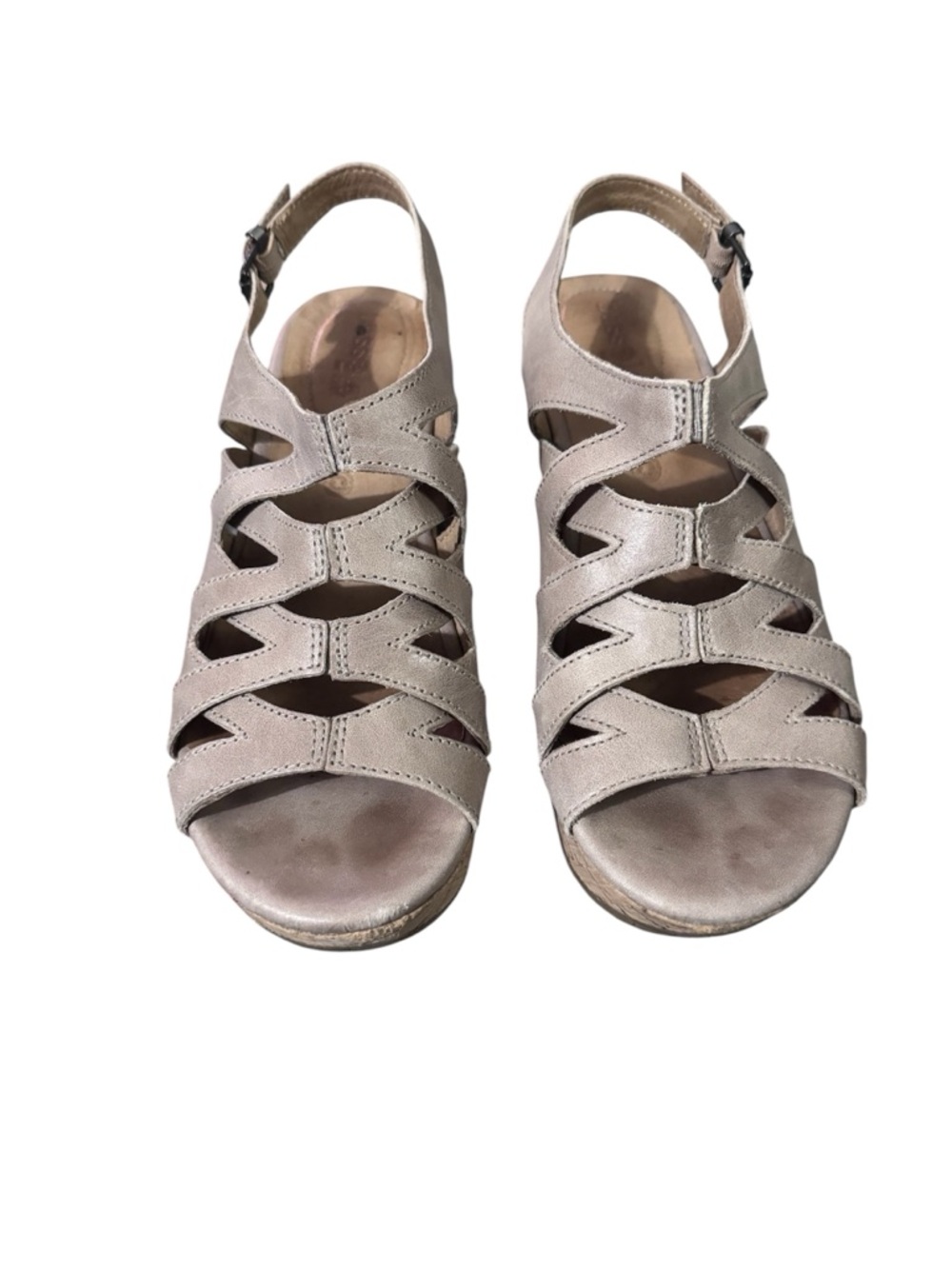 Women’s Bussola Neutral Beige Strappy Slingback Sandals